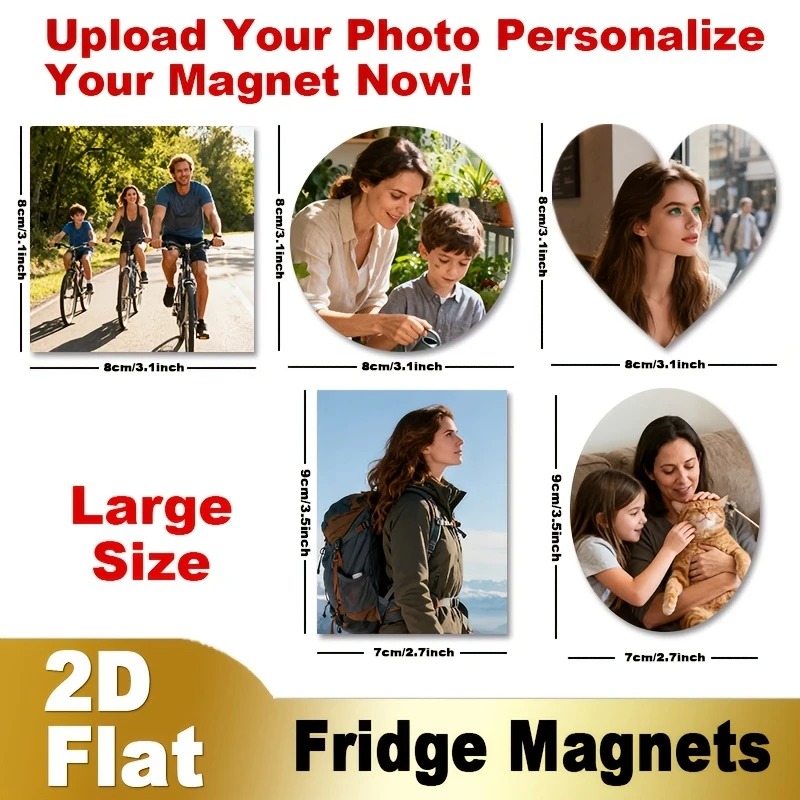 Magnet Kulkas Foto Kustom 2D D - Pet Portrait Custom ulasan dan harga