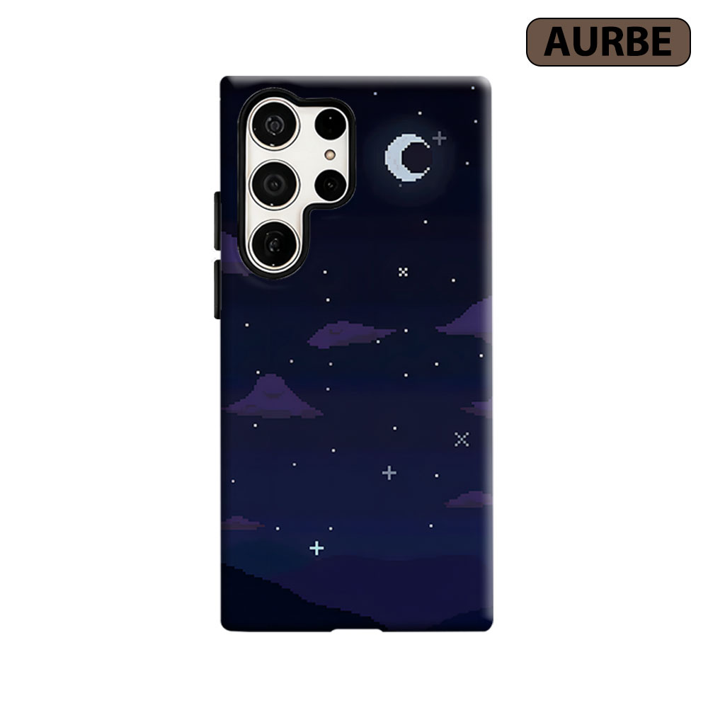 Casing Ponsel Pixel Night Sky  - Custom Night Sky ulasan dan harga