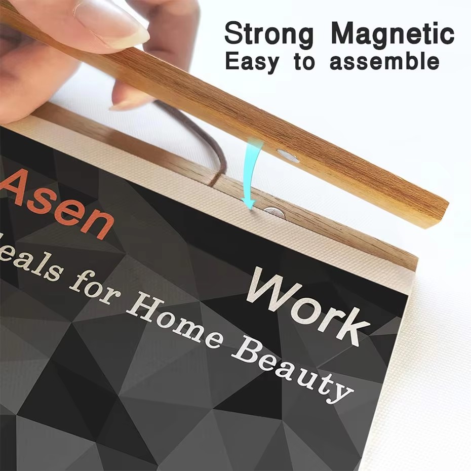 7 Warna 30 40 50cm Gantungan P - Engraved Wood Frame ulasan dan harga
