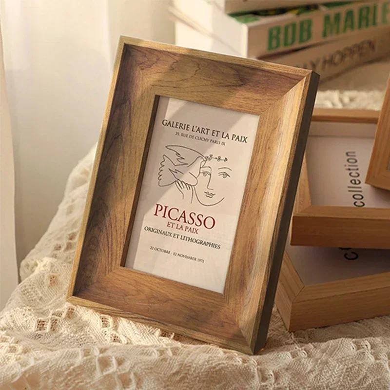 Bingkai foto kayu 5/6/7/8/10 i - Engraved Wood Frame ulasan dan harga