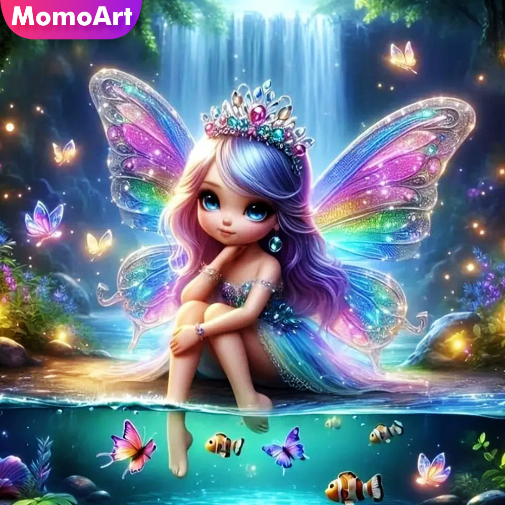 Momoart anak perempuan potret  - Photo Mosaic Print ulasan dan harga