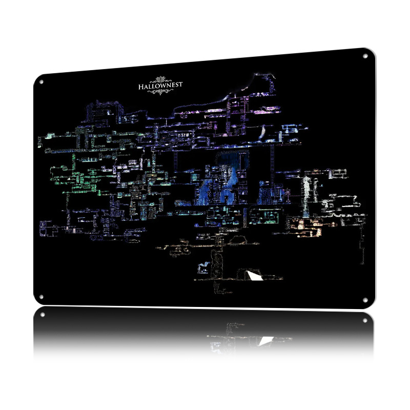 Poster Logam 3D Ringan Hollow  - Custom Map Poster ulasan dan harga