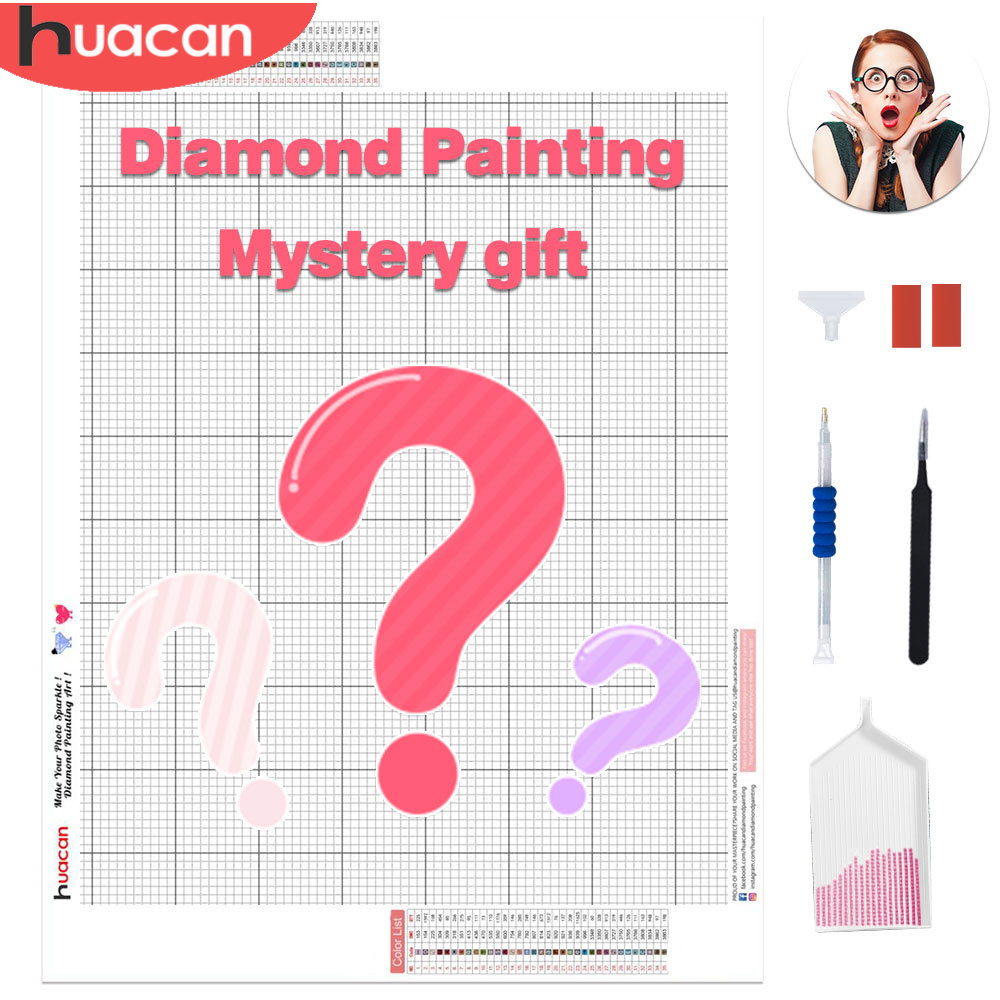 HUACAN Kit jahit silang bordir - Photo Mosaic Print ulasan dan harga